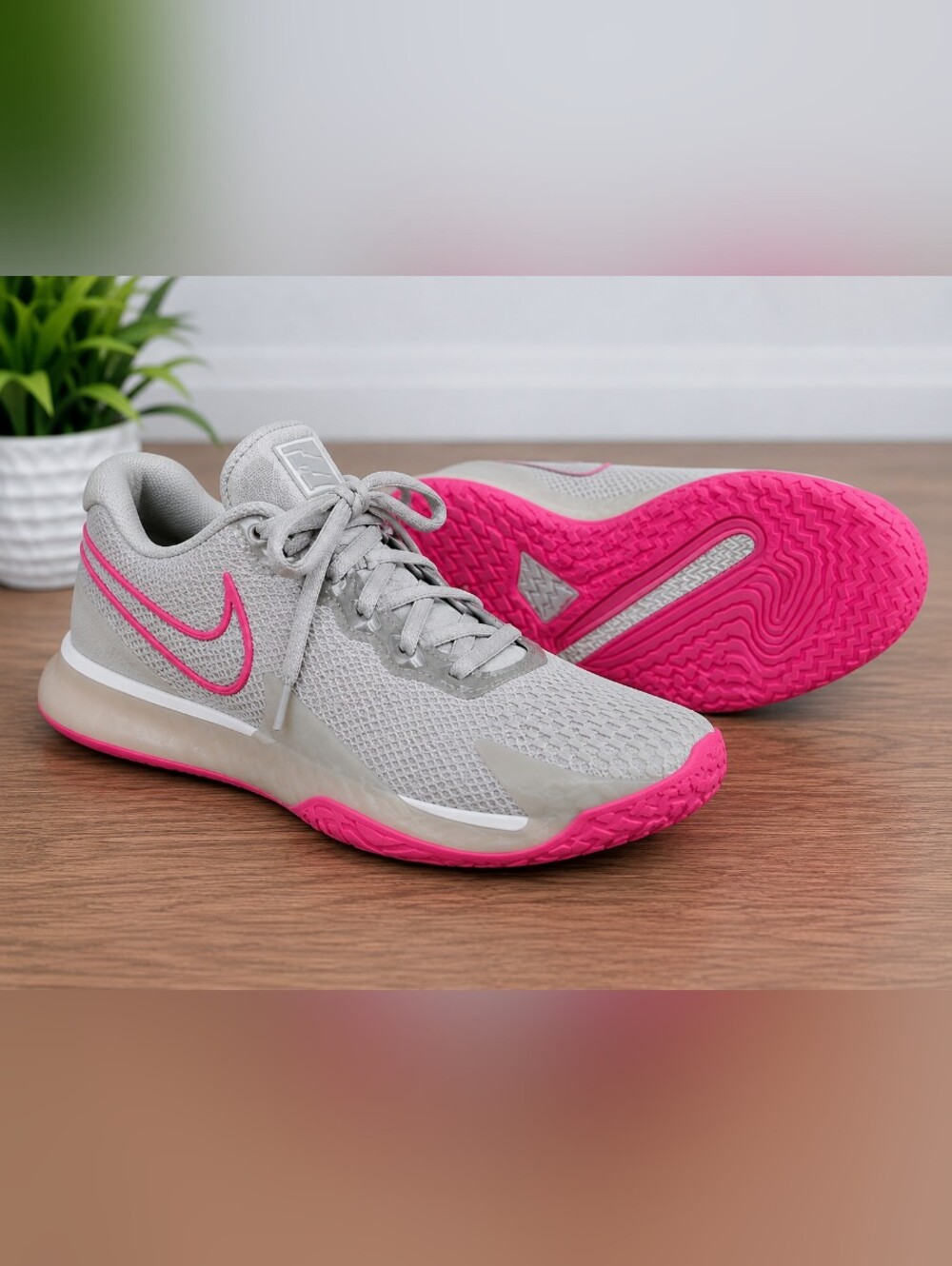 Nike Renew In-Season TR 10 Gray Pink Athletic Training Shoes Women’s 8